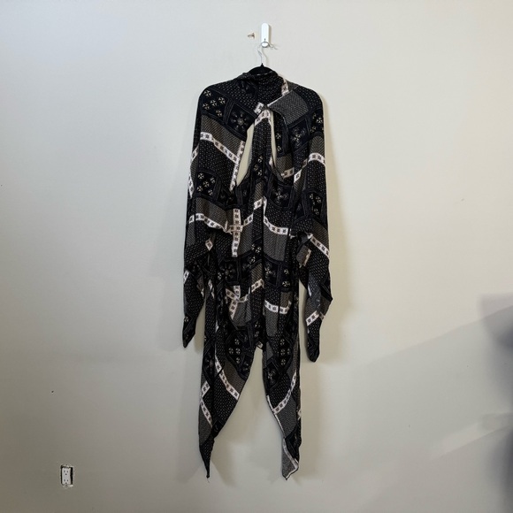 Free People Festival boho oversized cape flowy duster - Twilight stars - Picture 6 of 9